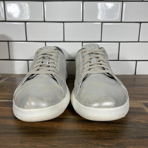 Cole Haan GrandPro Tennis Womens Size 7.5 Shoes Metallic Camo Lace Up Sneaker - Picture 3 of 13